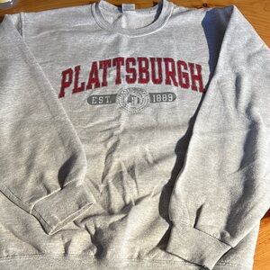 Plattsburgh.  Ny. Sweatshirt.  Men’s. Large